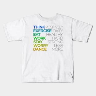 Think Positively Kids T-Shirt